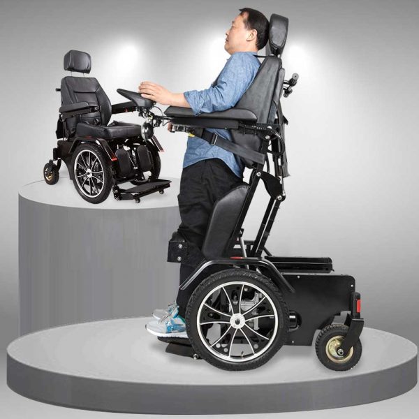 Xe lăn điện nhỏ gọn cao cấp giá rẻ cho người già người khuyết tật  MEDIPROCARE MPWHEELE134  Xe lăn điện xe lăn tay xe điện 3 bánh xe ba  bánh điện