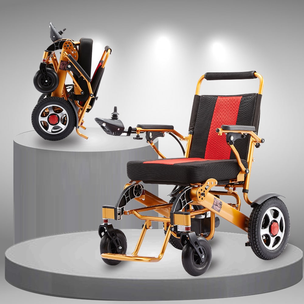 Xe lăn điện cao cấp có thể gấp gọn tiện dụng dành cho người già, người khuyết tật TM094